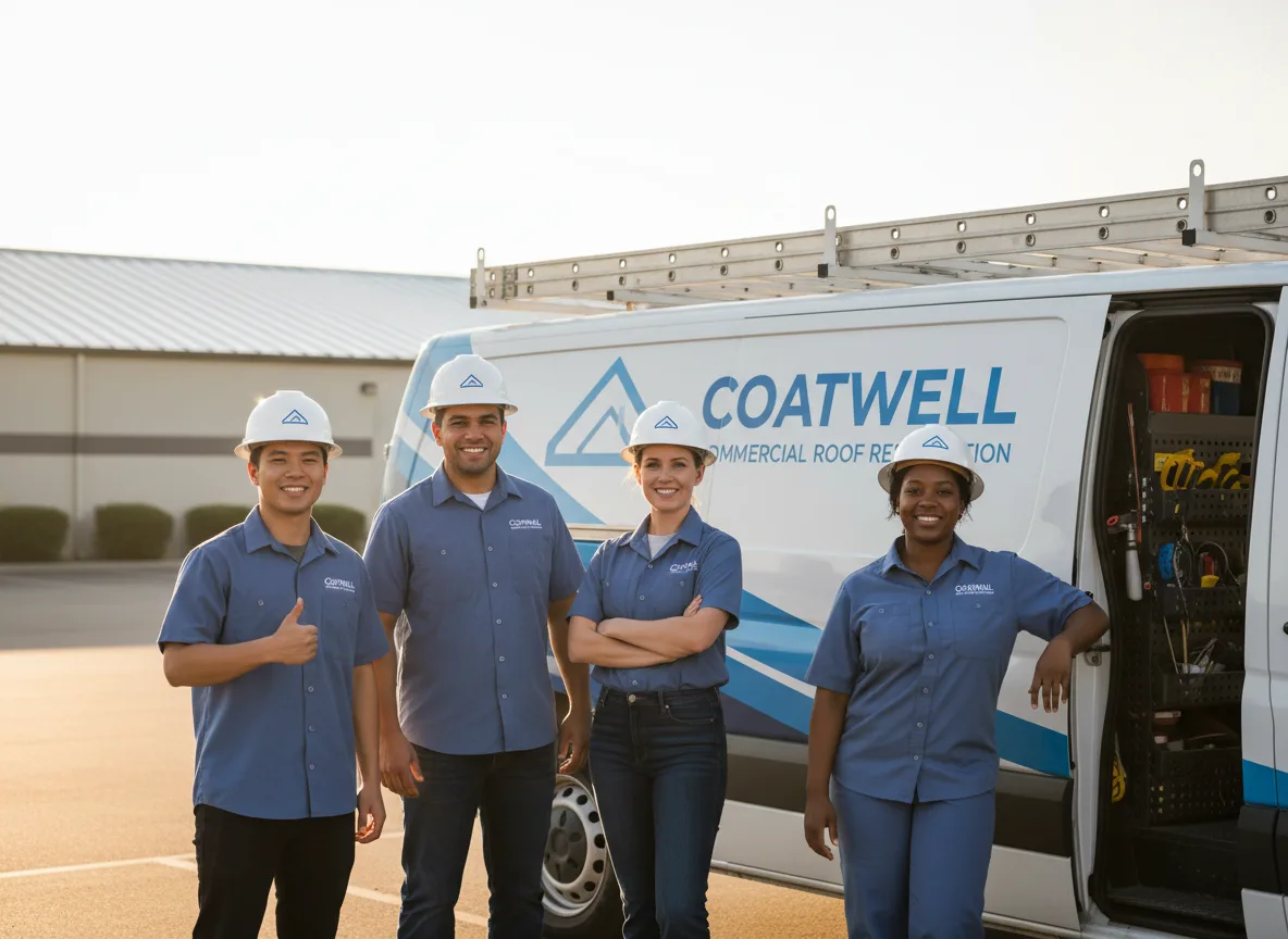 Commercial roof coating company in Sharon, OK